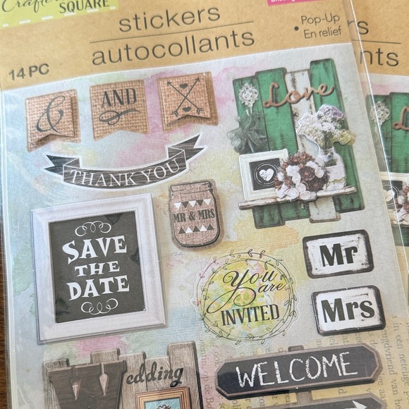 Wedding Themed Sticker Set - Picture 2 of 4